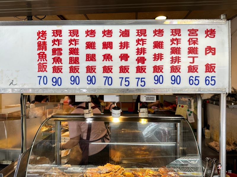 明峰烤肉飯 板橋超人氣排隊便當店 招牌烤肉飯只要65元 但雞腿、雞排更厲害！ @兔貝比的菲比尋嚐