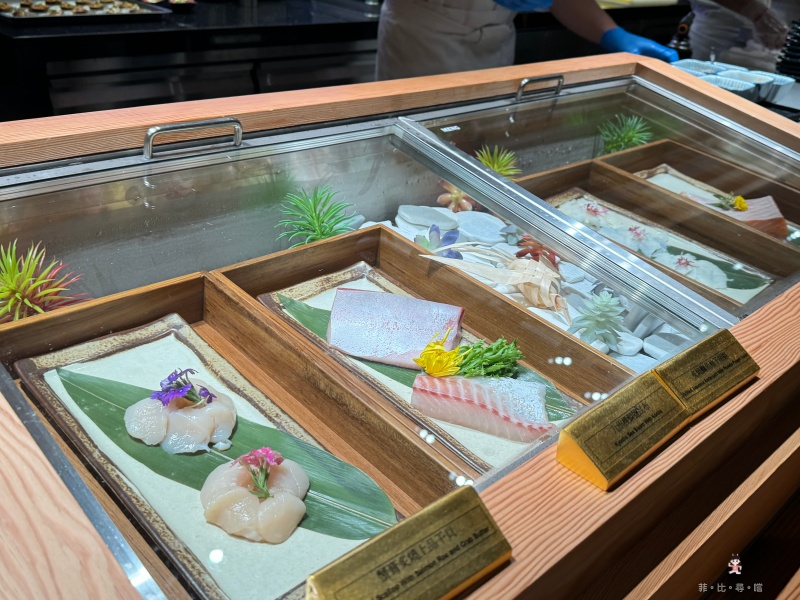旭集和食集錦天母店 天母最大的buffet 平日午餐就有雪蟹、干貝、日本燒酎自由！ @兔貝比的菲比尋嚐