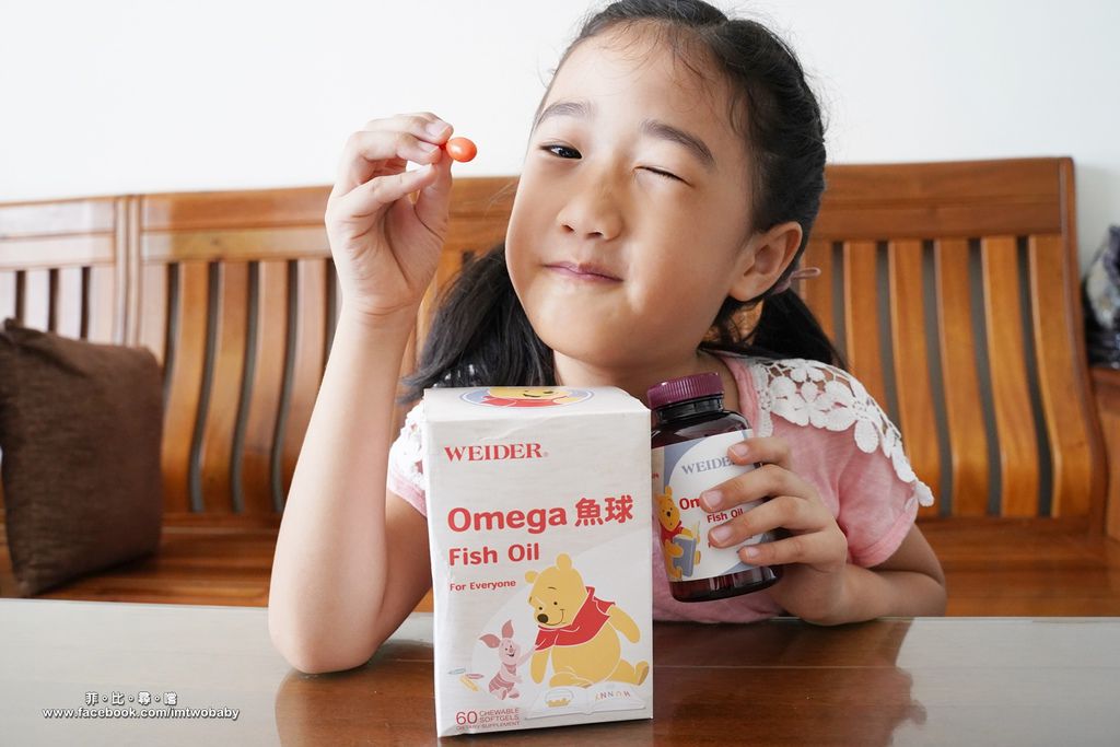 WEIDER 威德 Omega魚球 添加紐西蘭牛初乳配方 一顆濃縮關鍵營養 學齡孩童思緒清晰法寶 芒果柑橘風味小朋友最愛！迪士尼授權 @兔貝比的菲比尋嚐